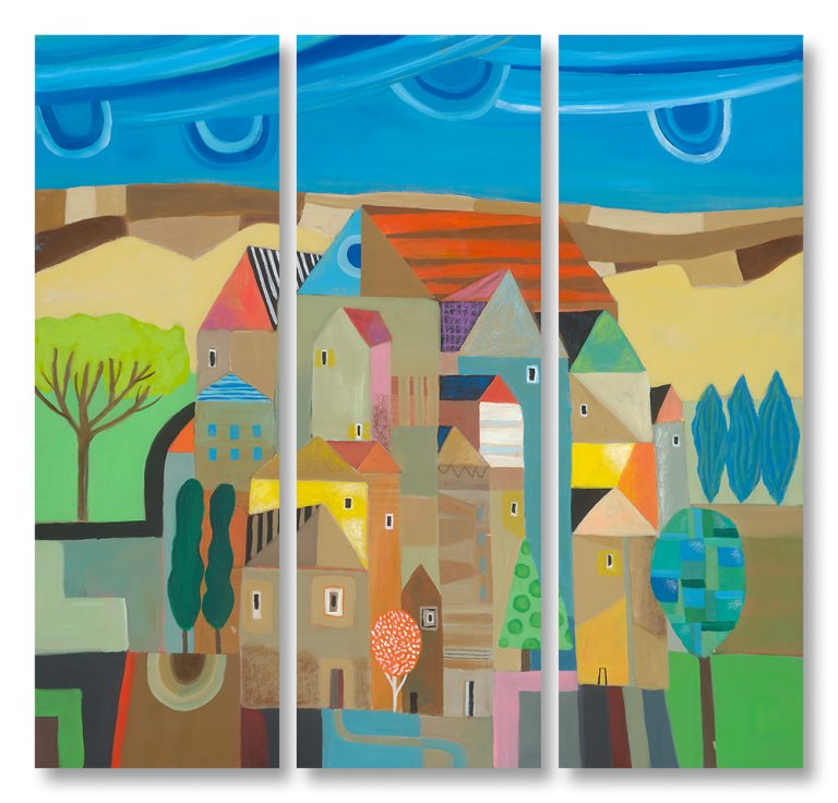 Neighbors triptych