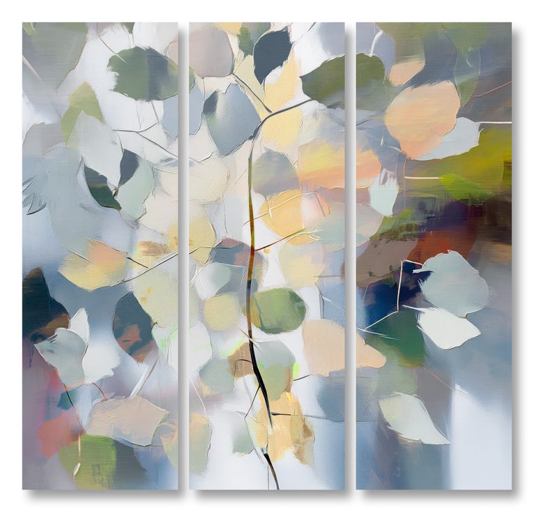 Leaf Fragments 1 triptych