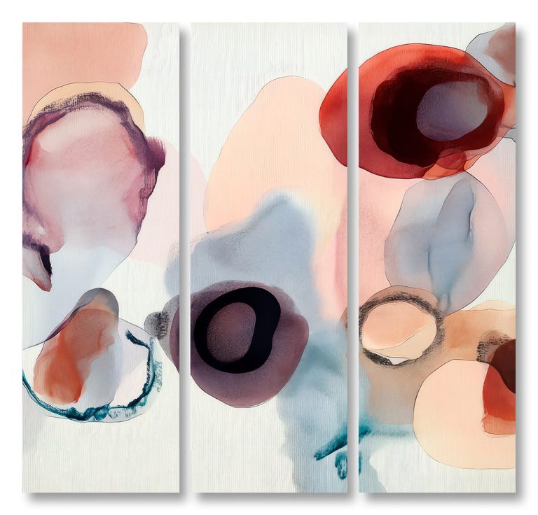 Spiral Drift 1 triptych