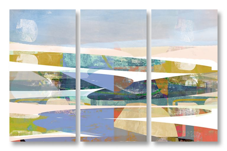 Summer Wind 1 Triptych