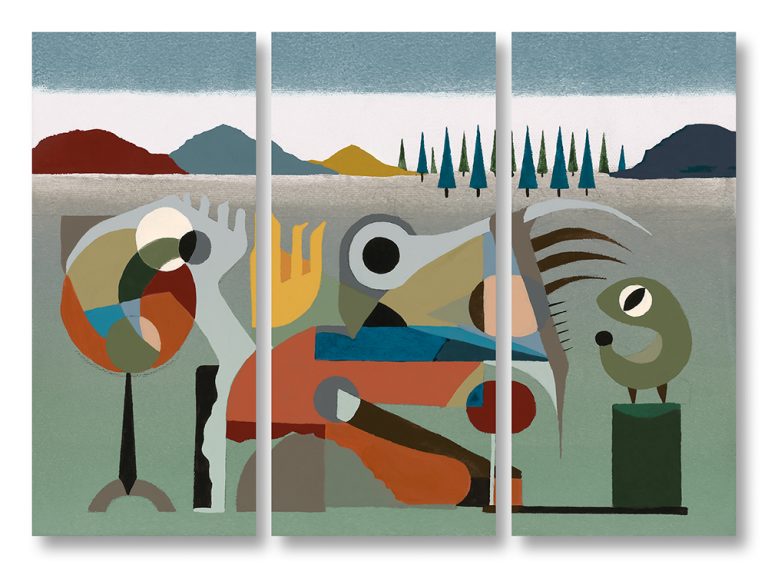 Blackbird Canyon 17 Triptych