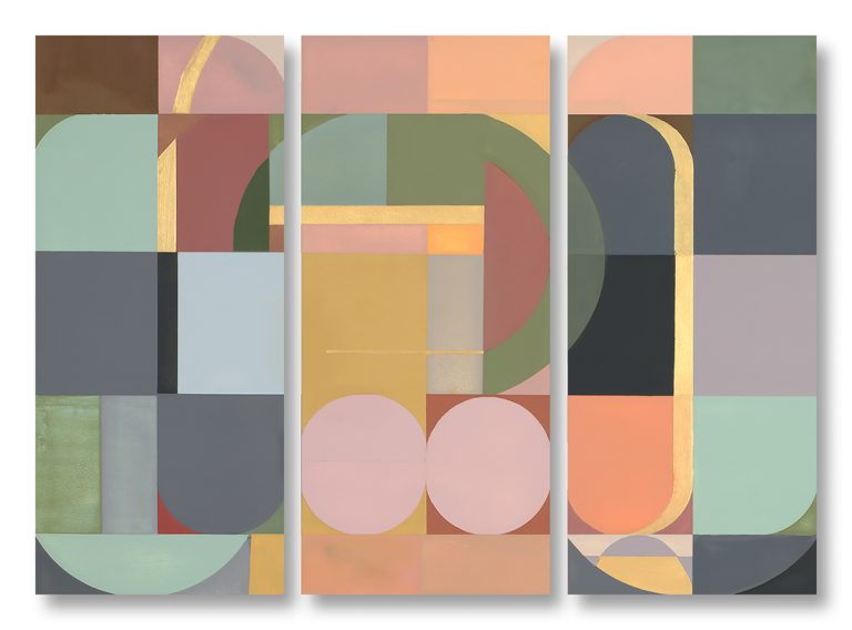 Modern Harmony 1 Triptych